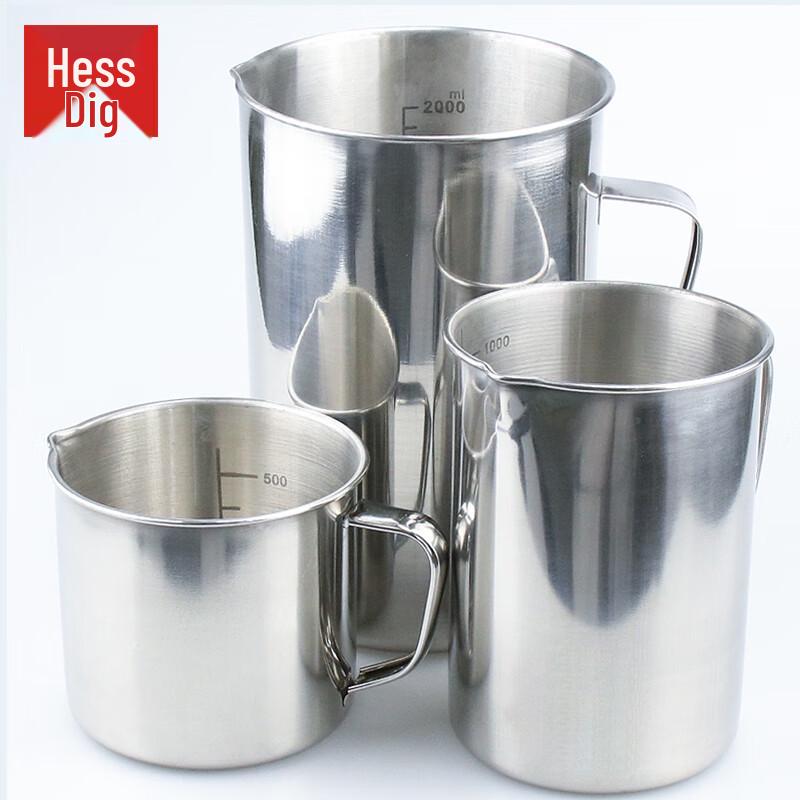 HESDIG Messbecher aus Edelstahl
