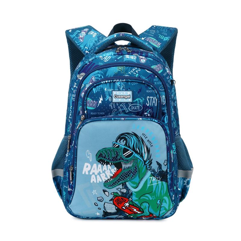 School Bags Child School Backpacks For Teenager Girls Boys Cartoon Dinosaur Anime Backpack