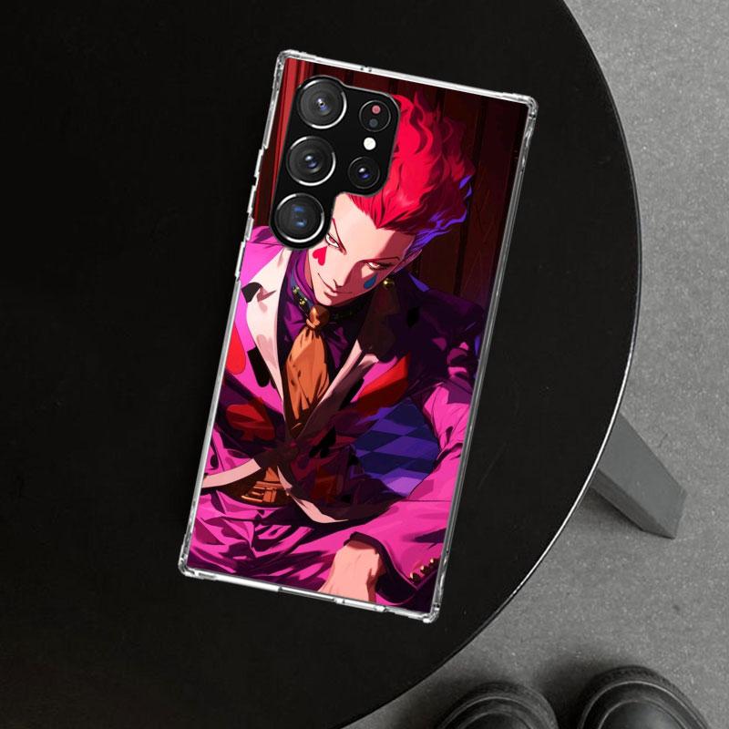 Huner X-Hunters Hisoka Phone Case Cover for Samsung Galaxy S26 S25 Edge S24 S23 Ultra S22 Plus S21 FE S20 + Art Customized Funda