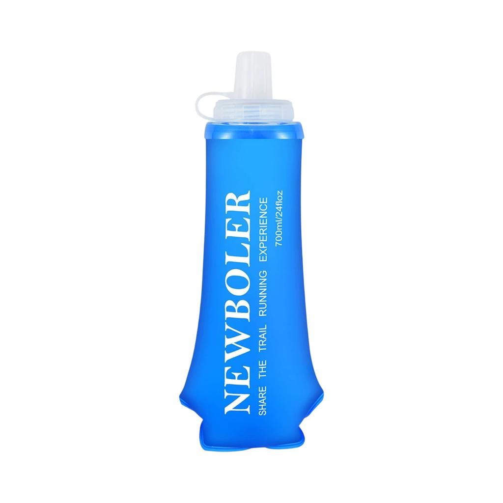 Sports Soft Water Bottle – Foldable Outdoor  Hydration Bottle for  Running, Large-Mouth Portable Design