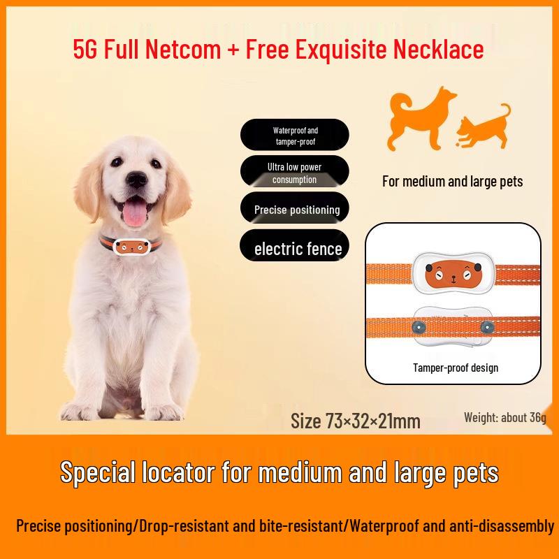 Newman Pet GPS Collar: Waterproof Tracker for Dogs & Cats