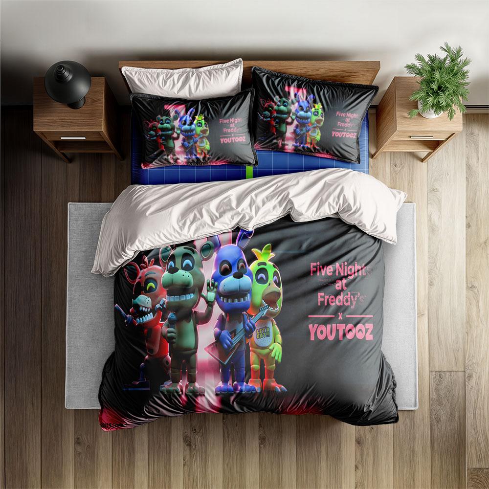 Set Copripiumino Orso Venerdì Sera King Queen Matrimoniale Completo Singolo Taglia Singola Set Biancheria da Letto