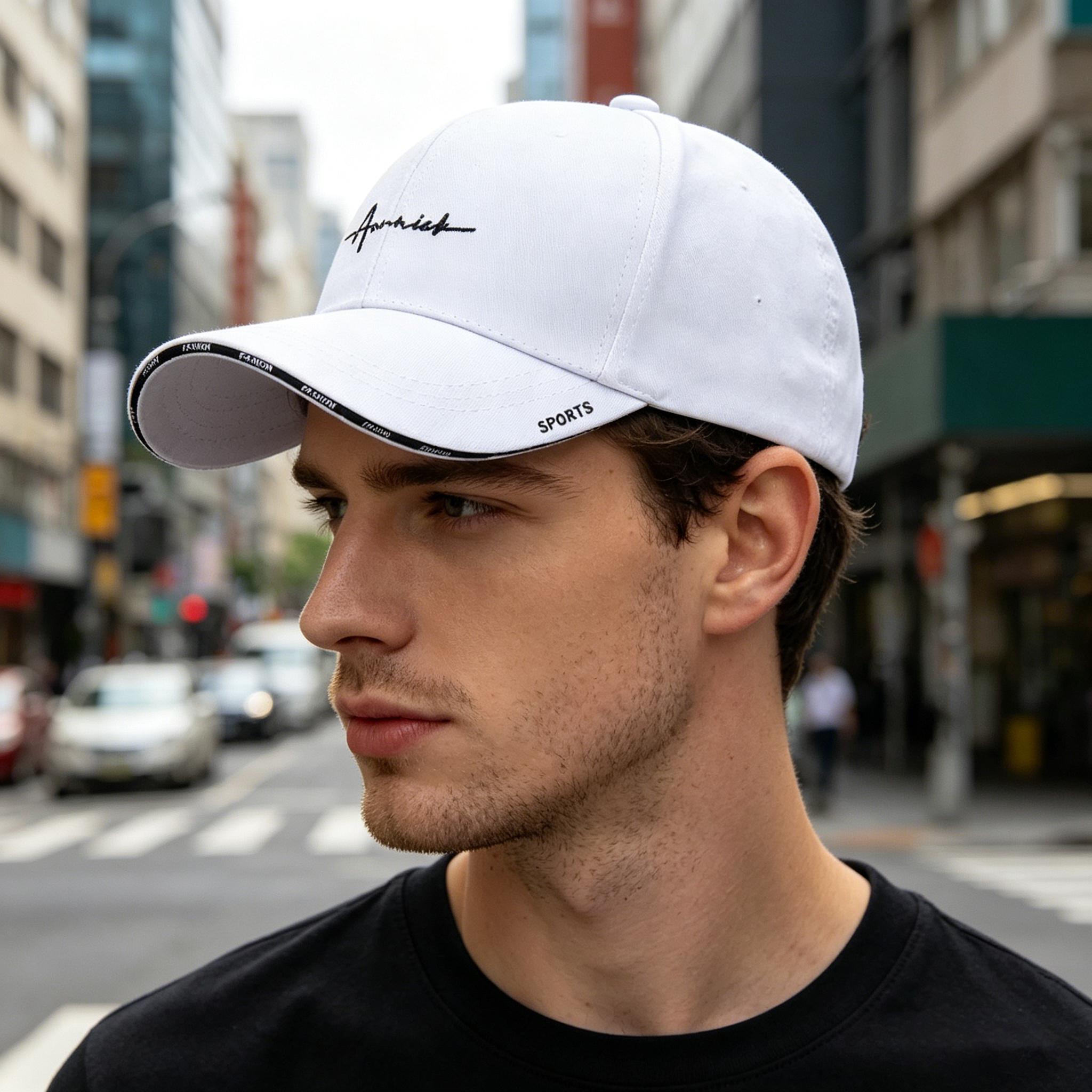 

1PC Unisex Breathable Baseball Cap UV Protection Top Empty Cap Adjustable Solid Color Sun Hat Outdoor Running Baseball Cap