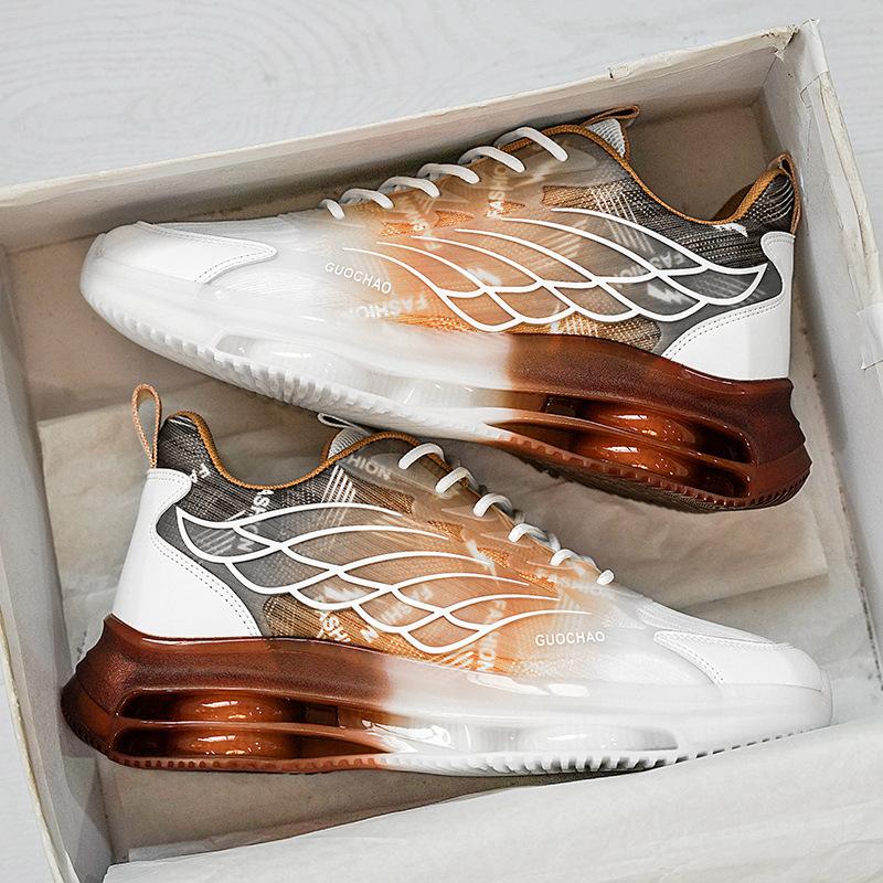 Vielseitige Herren-Sportschuhe Trendige Lässige Dad Teenager Größensteigernde Luftpolster Stoßdämpfende Laufschuhe