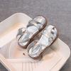 Girls Sandals Hollowed-out Kids Beach Shoes Soild Color Versatile 2025 Summer New Children Fashion Shoes Soft Sole Non-slip