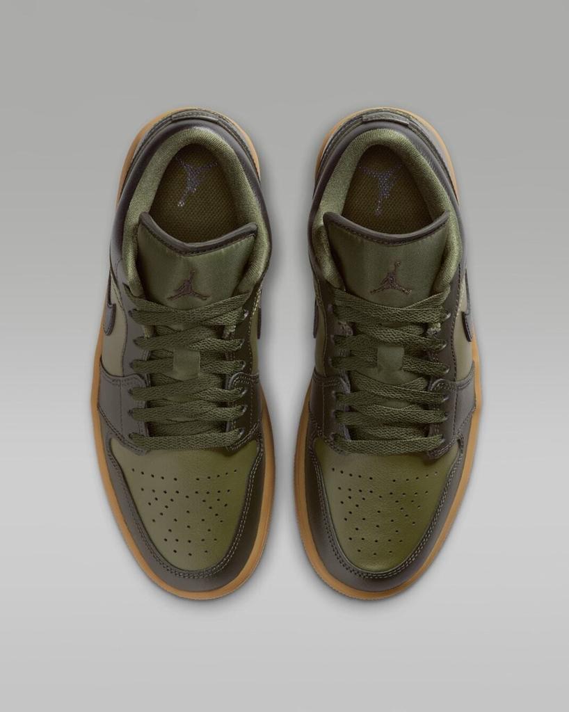 IR0840-325 Nike Air Jordan 1 Low Sequoia Rough Green (Women's)