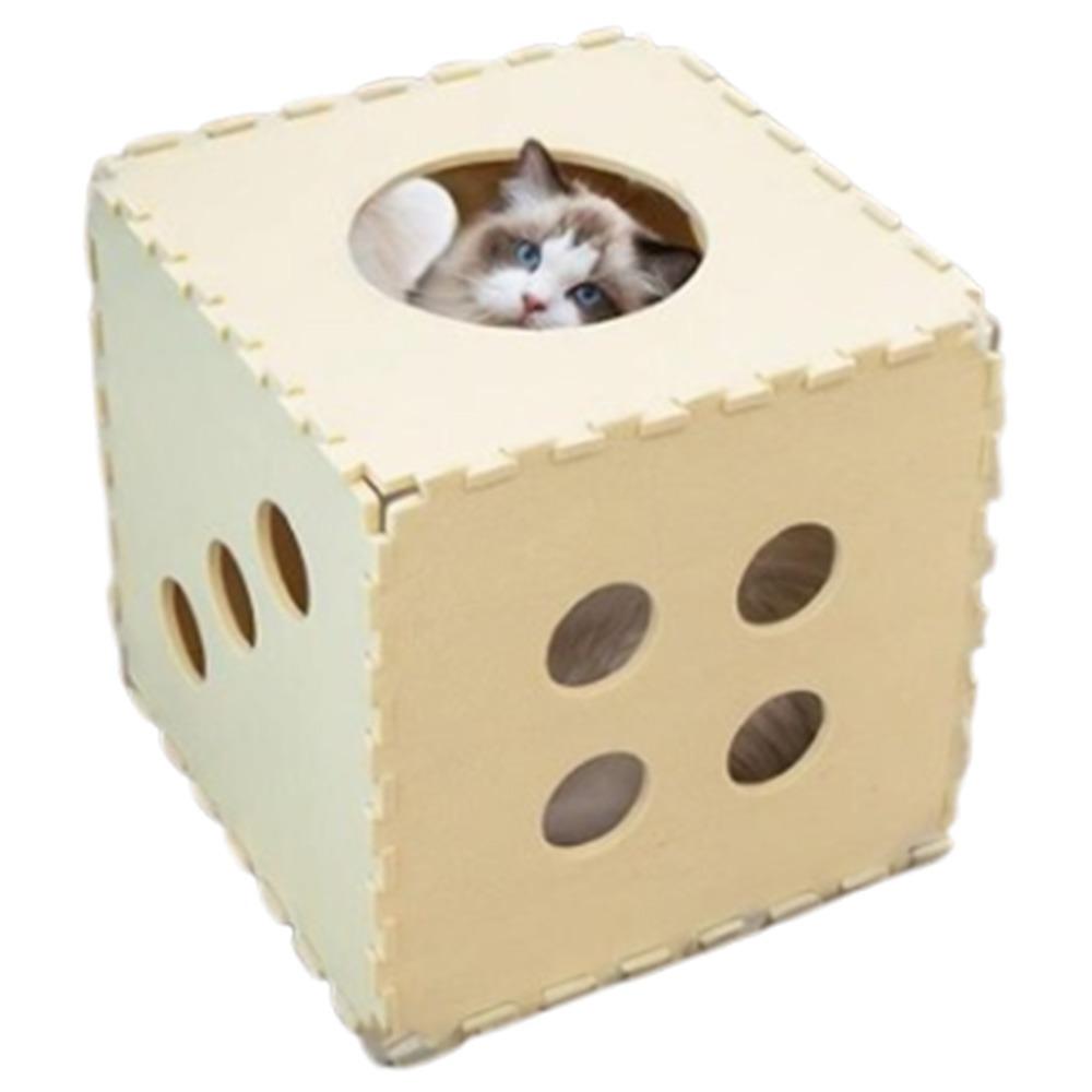 L Shape Cat Climbing Mat Wear-resistant Double-layer Cat House Cat Scratch Board  Indoor