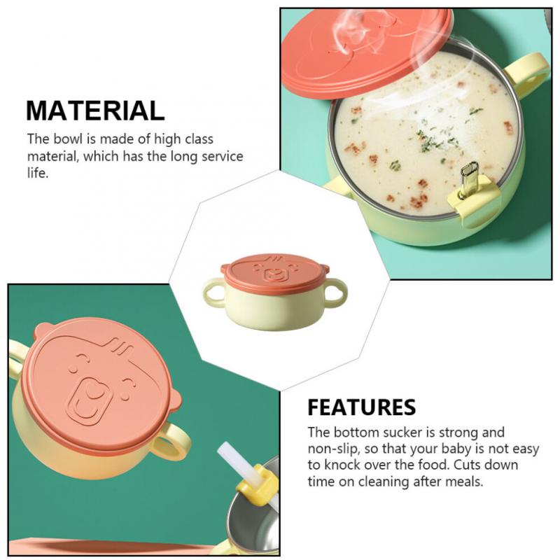 Baby-Nahrungsmörser Schüssel Farbe Orange 1 Packung 4,7 Zoll Länge