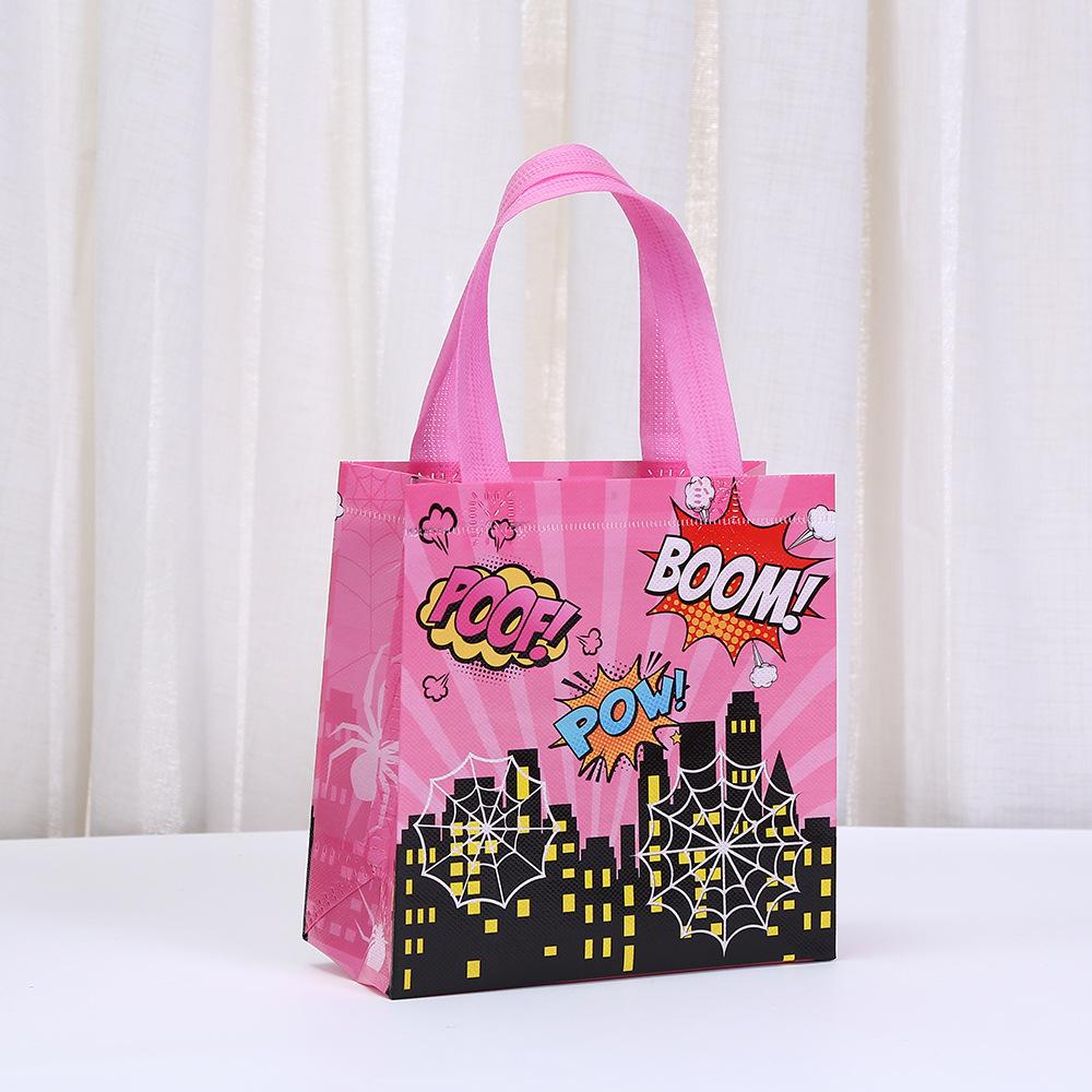 StoBag Comic Style Gift Wrapping Bags Superhero Boom Pow Bags for Sweets for Children's Birthday Candy Party Supplies