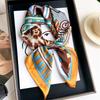 New 70cm Small Square Scarf Colorful Printed Scarf Hijab Female Headband Kerchief Luxury Neck Tie Shawl Wrap