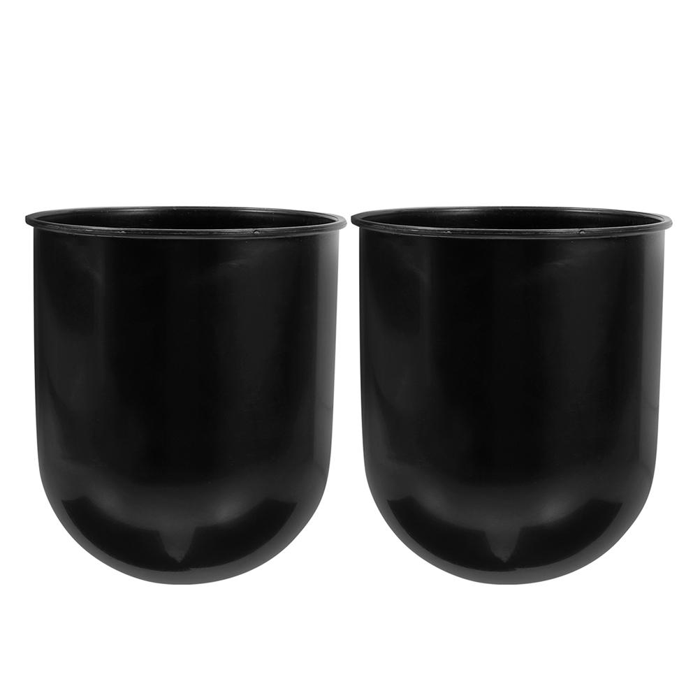 2 Pezzi Portaspazzolino da WC Contenitore Tazza Scrubber Plastica Accessorio Bagno Casa Scaffale Portaspazzole Contenitore Tazza Spazzolino da WC