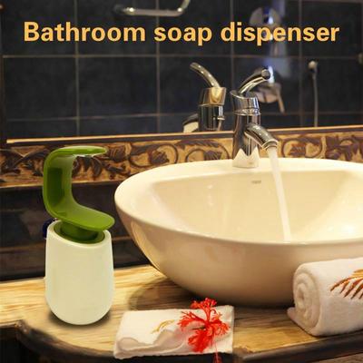 New 240ml Portable Travel Bathroom Soap Dispenser Set Bathroom Storage Shelf Shampoo Soap Dispenser Pract
