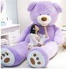 NOVA Extra Large Teddy Bear Plush Toy, Body Pillow Cushion, Cute, Perfect for Celebrations and Gifts (Purple, 130cm)