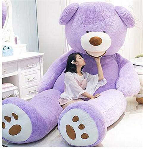 

NOVA Extra Large Teddy Bear Plush Toy, Body Pillow Cushion, Cute, Perfect for Celebrations and Gifts (Purple, 130cm)