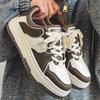 2025 Trendy Thick Sole Athletic Shoes, Men's American Style Board Shoes with Unique /Design