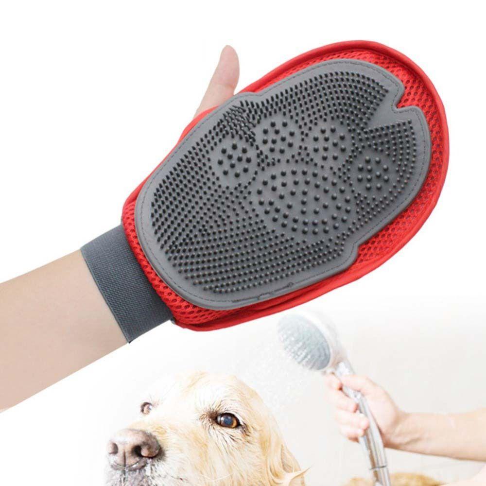 Glove Deshedding Gentle Efficient Dog Brush Glove Dog Combs Pet Glove Dog Bath Cleaning Supplies