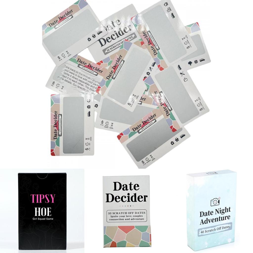 Date Decider Adult Card Game For Couples With Scratch Off Date Ideas For Romantic Date Night