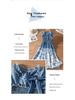 Hand-Dyed French-Style Women's Pleated Cinched Waist Bow Dress