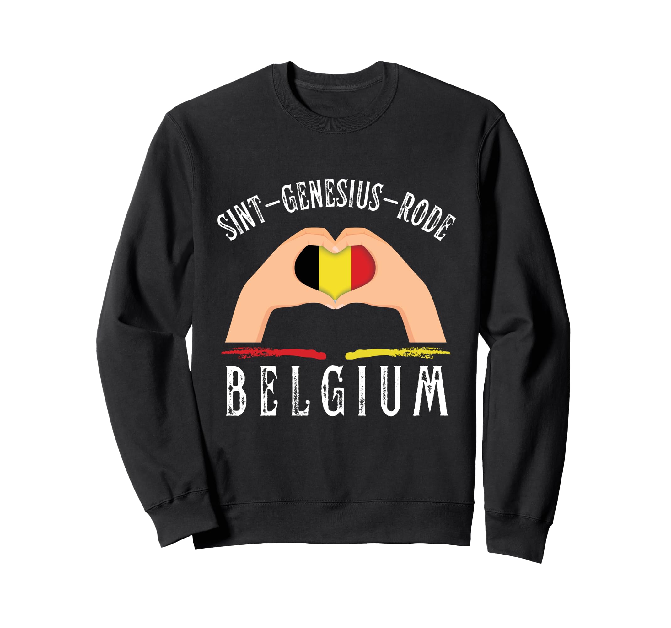 

Belgium Flag Heart Sint-Genesius-Rode City Sweatshirt