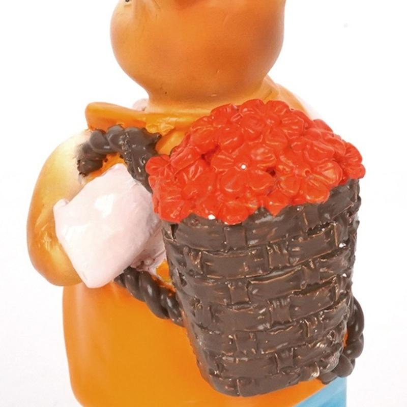 Resin Bunnies Figurine Easter Rabbit Statue Indoor Easter Decoration Modern Art Spring Home Decors,Bunnies Sculpture