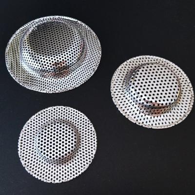 Sink Stainless Steel Shower Hair Catcher Drain Filter For Kitchen Bathroom