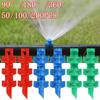 90 180 360 Angle Refractive Sprinkler 50Pcs Micro Atomizing Garden Sprinkler Refraction Spray Misting Nozzle Plant Irrigation