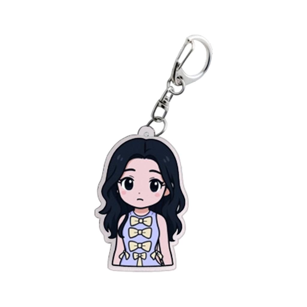 Girls Group Acrylic Keychain New Bag Pendant Accessories Jewelry