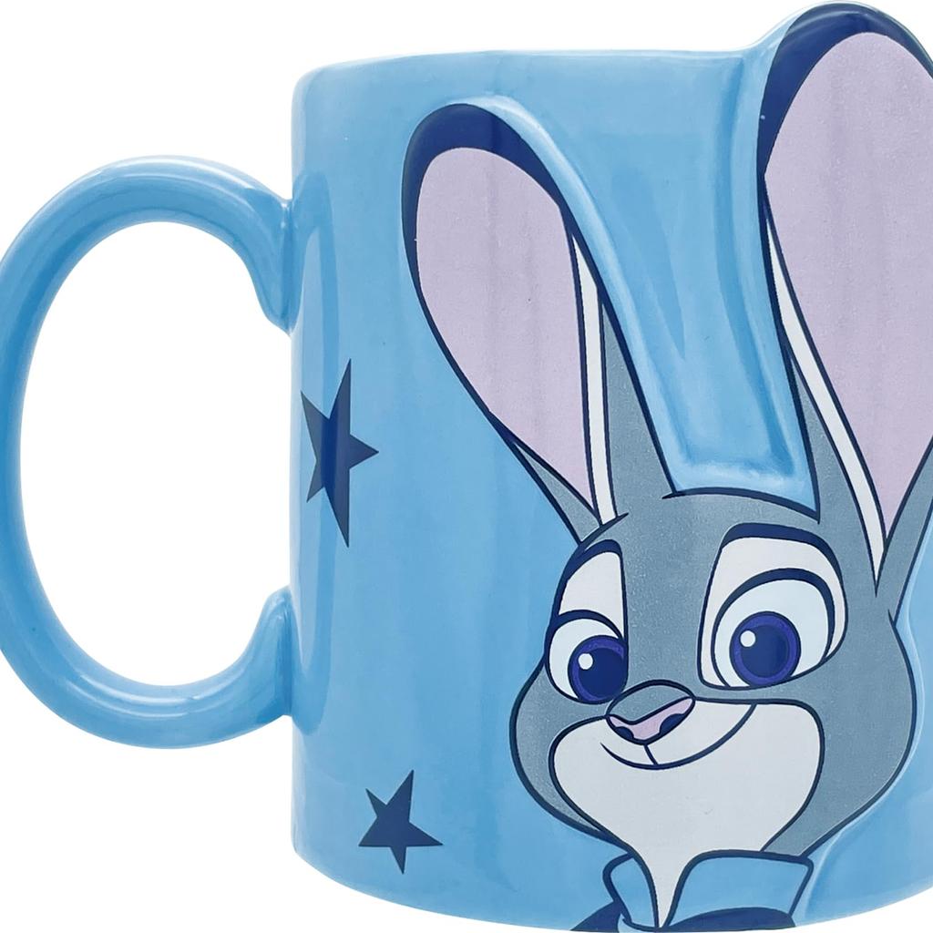 Disney Love Mugs Pair Nick and Judy diameter 8 x 9 cm 300 ml Kiss Pair Mug Tableware Goods Zootopia Goods Birthday Gift Blue Orange SAN4745 "Zootopia"