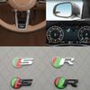 1Pc 3D Metal S/R Logo Car Emblem Badge Sticker Decal for XK X Type F Pace I-pace XJL S-Type F-Type XJ XF XE E-pace XJS