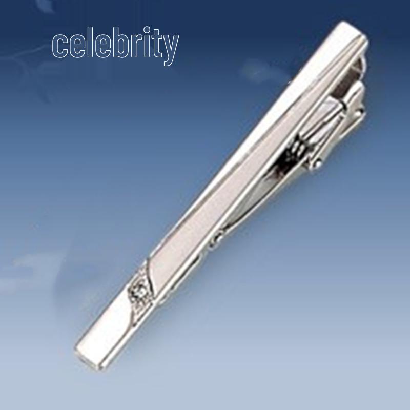 Men's Geometric Frosted Tie Clip - Stylish & Personalized Business Accessory