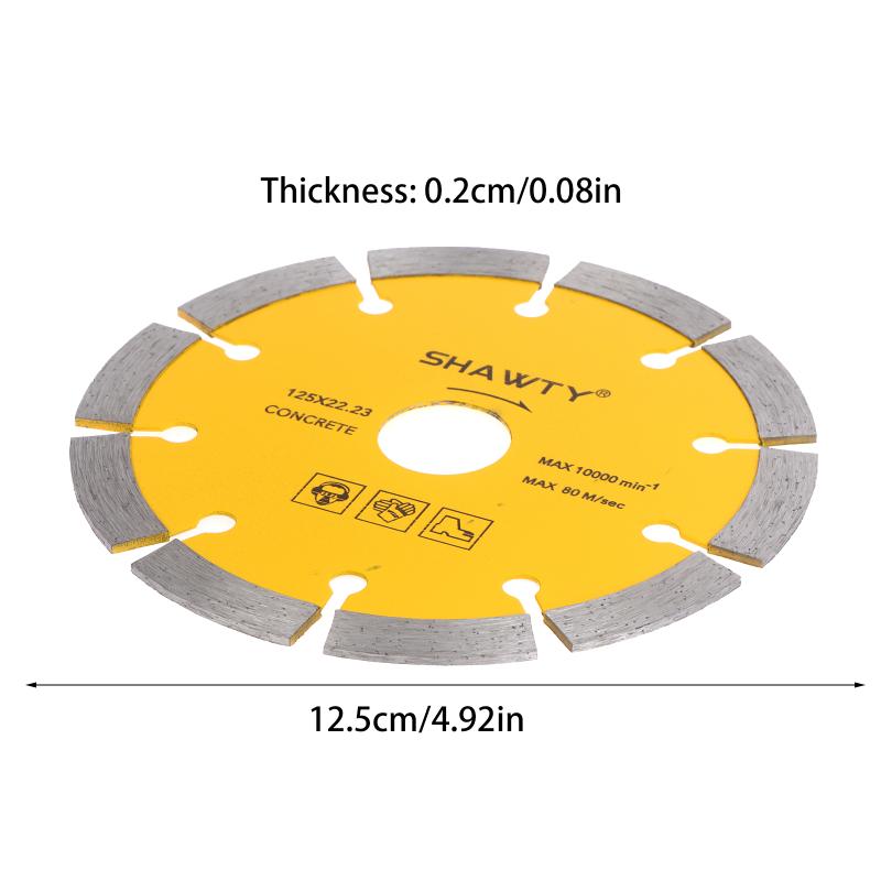 1/2/4Pcs 125Mm Diamond Disc Saw Blades Cutting Blade Disk For Angle Grinder Cutting Marble Ceramic Granite Concrete Wood