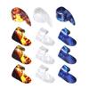 12Pcs Thumb and Finger Picks Guitar Fingerstyle Thumb Plectrums Picks Flat Thumbpicks Replacement Guitar Finger Picks