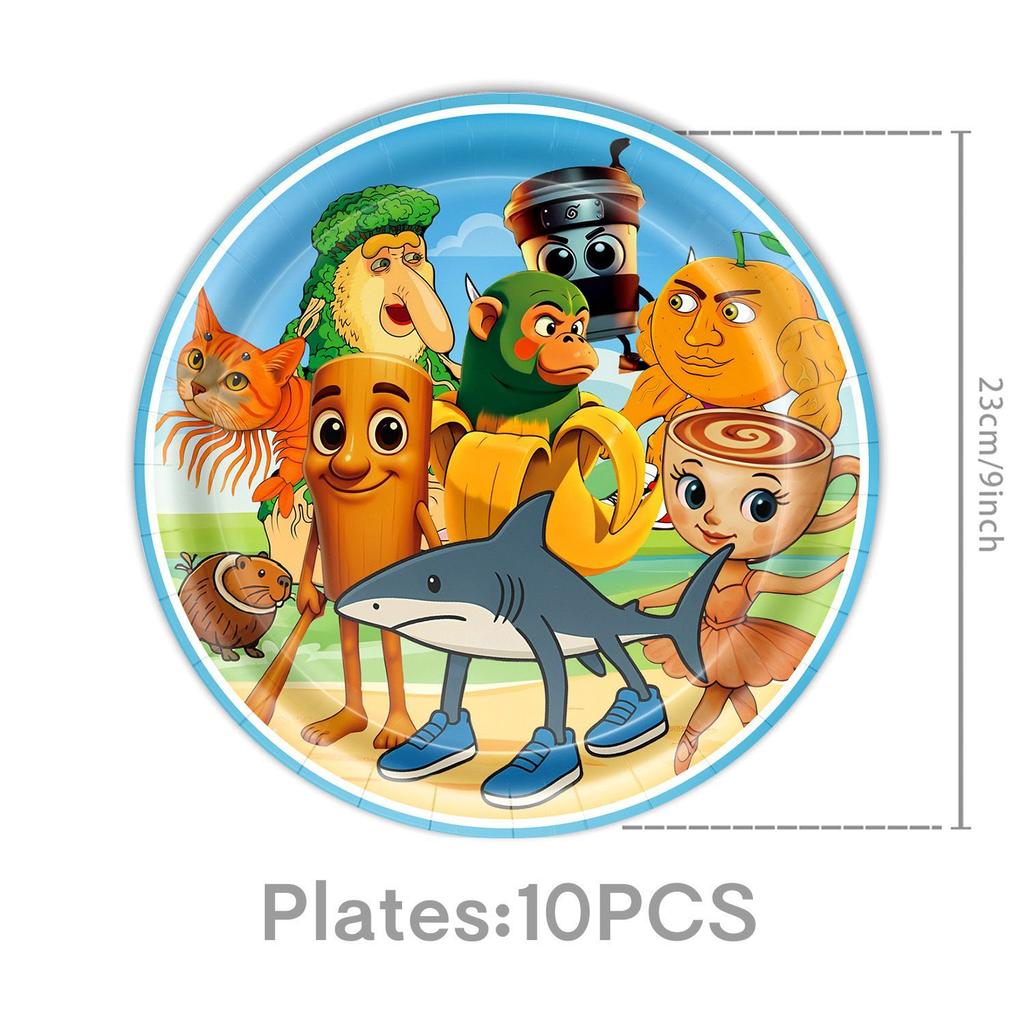 Shan Hai Jing Themed Party Supplies, Birthday Decorations, Party Venue Decoration Props, Birthday Flags, Spiral Tablecloths