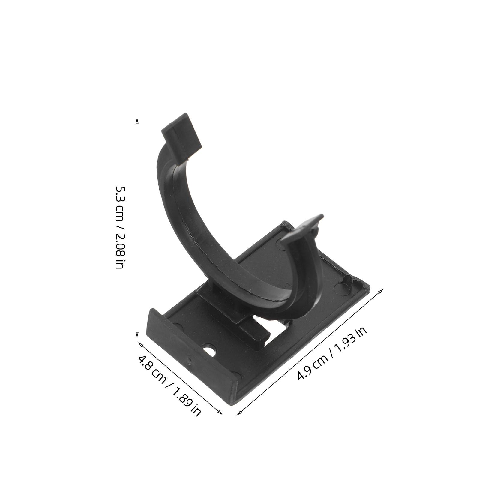 

12Sets Cabinet Toe Kick Accessories Plastic Kitchen Plinth Clips Easy Install Kickboard Clips for Home Office Kitchen чорний