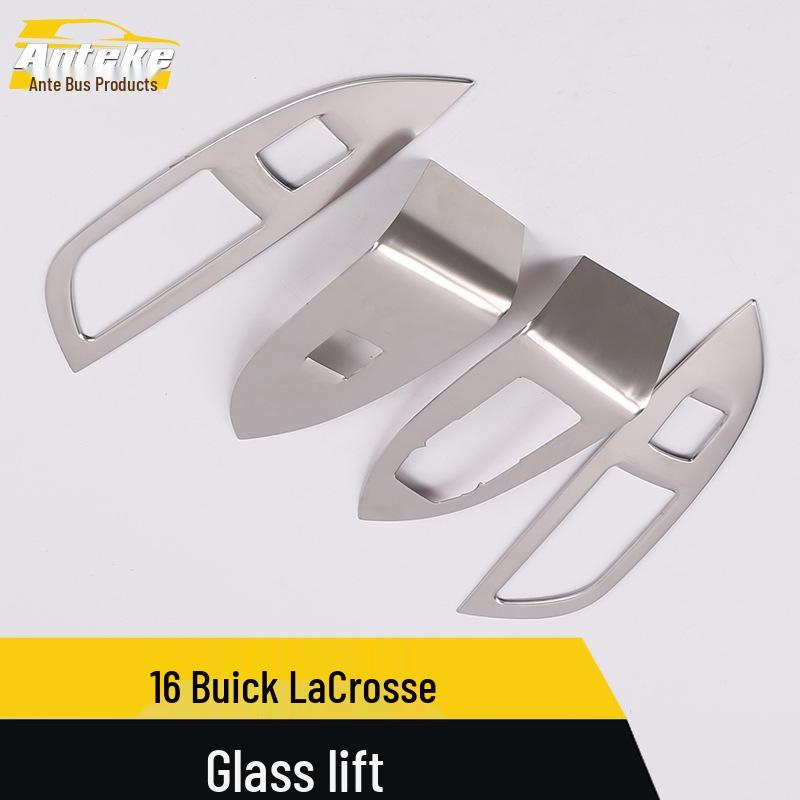 16 Buick LaCrosse Stainless Steel Window Lift Switch Decorative Frame