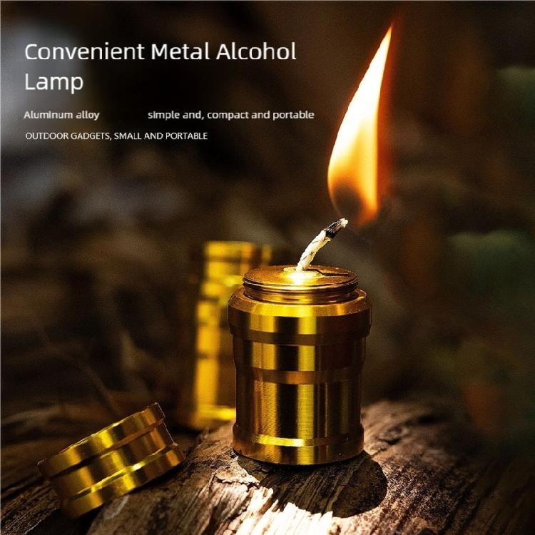 4 Wicks Metal Alcohols Stove Light Weight Compacts Aluminum Alloys Stove For Camp Hiking Trip