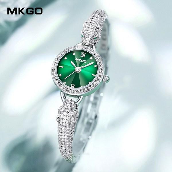 Mokago M8103 Damski zegarek na rękę z bransoletą + bransoletka Clover Zegarek na rękę Modny zegarek Najlepszy zestaw do pakowania prezentów Krajowy AS Dostępny, popularne koreańskie zegarki