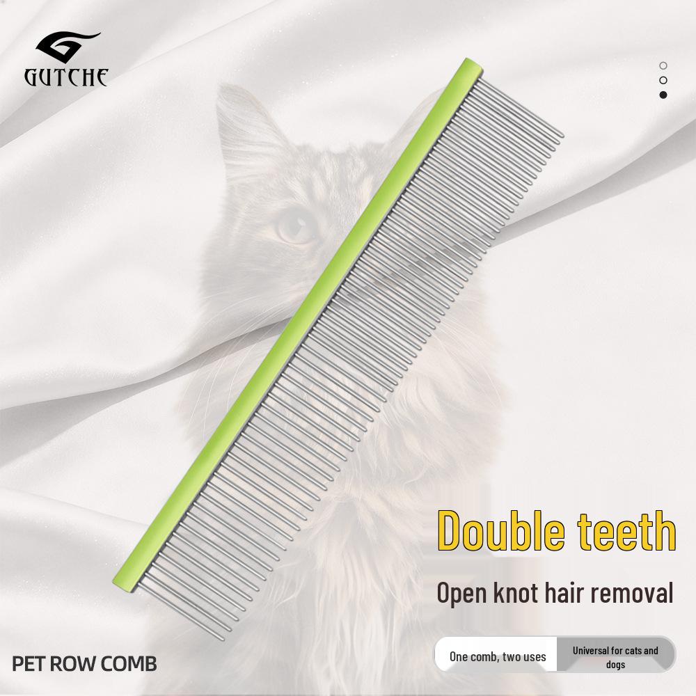 Multi-color Space Aluminum Ultra-light Pet Hair Detangling Rake Comb