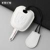 Genuine Leather Auto Key Fob Cover Case Housing Fit For Peugeot 106 107 206 207 306 307 406 407 Citroen C1 C2 C3 C4 Xsara Picasso Fit For Toyota