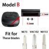 Yocasty Replacement 2 Buttons Car Key Shell Case Box For Peugeot 206 207 307 408 607 For Citroen C1 C2 C3 C4 For Xsara Picasso