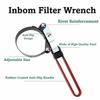 Adjustable Fit Oil Filter Wrench Steel Band Adjustable Filter Wrench  Repair Operations