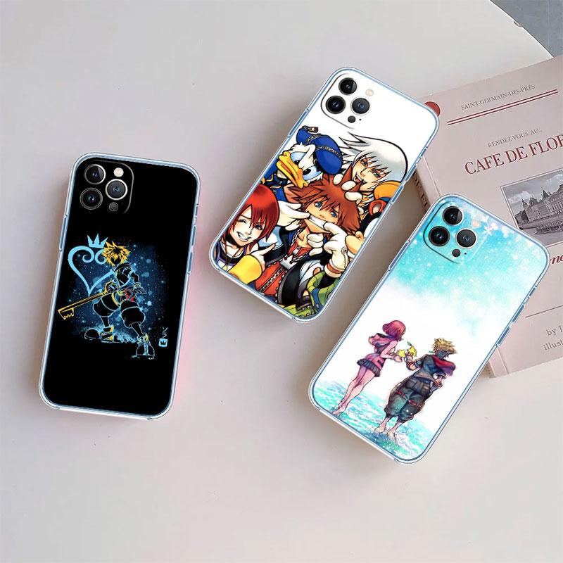 Kingdom Hearts Transparent Phone Case for Motorola Moto G7 G8 G9 G84 G85 G73 G24 G15 Z2 Play Power Plus