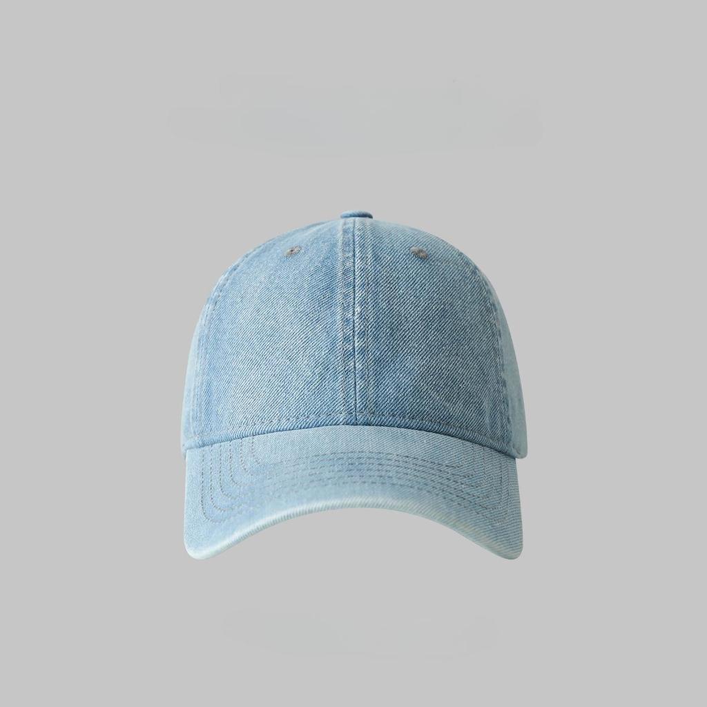 Unisexová džínsová snapback baseballová čiapka so šiltom - Y2K kórejský štýl pre otcov