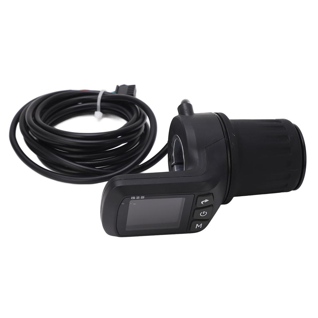 Electric Bike Meter Kit ABS LCD Display Panel Half Handle Grip and 5P Common Wire 24V 36V 48V 60V
