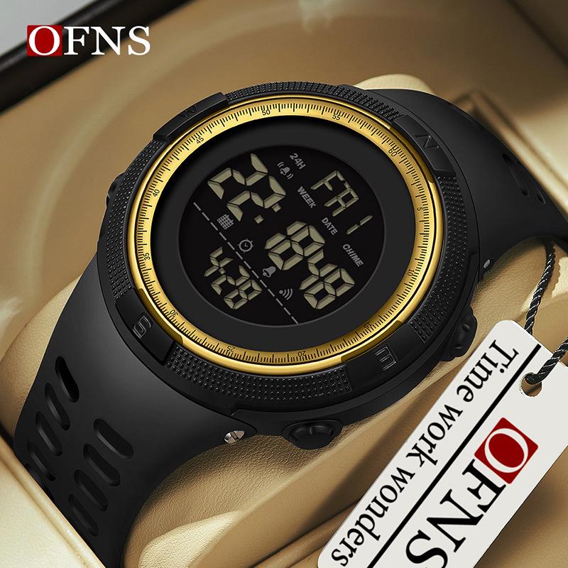 OFNS Popular Multifunctional Luminous Sports Watch for Students