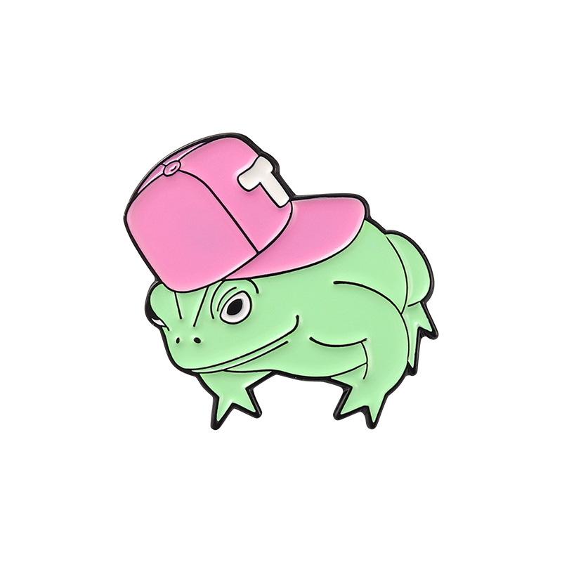 

Stylish And Fun Frog Brooch Pin For Unisex Wear Featuring Unique Animal Design In Alloy With Colorful Choices XZ5350