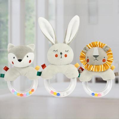 Plyšová hračka zvonku na ruční kliku pro miminka 0-1 rok