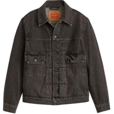 Type II Trucker Jacket Black Men A7632-0002