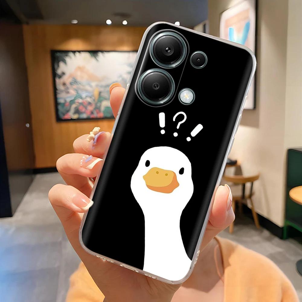 For Poco M6 Pro Phone Case Cute Panda Soft Silicone Shell For Xiaomi Poco M6Pro 4G 5G Protection Fashion Back Cover Coque Fundas