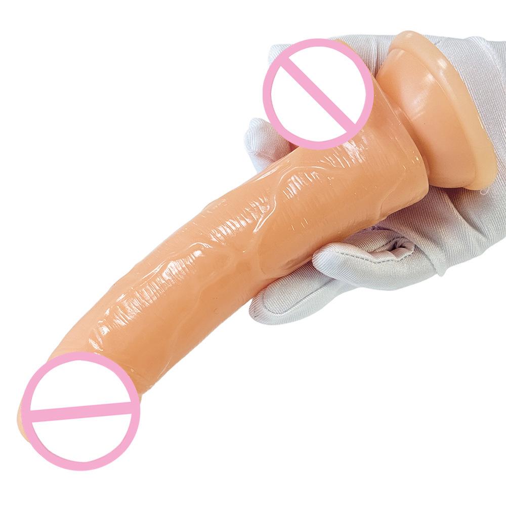 Realistic Large Black Suction Cup Dildo for Female Stimulation